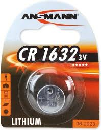 ANSMANN Lithium Knopfzelle CR1632,3 Volt,1er Blister