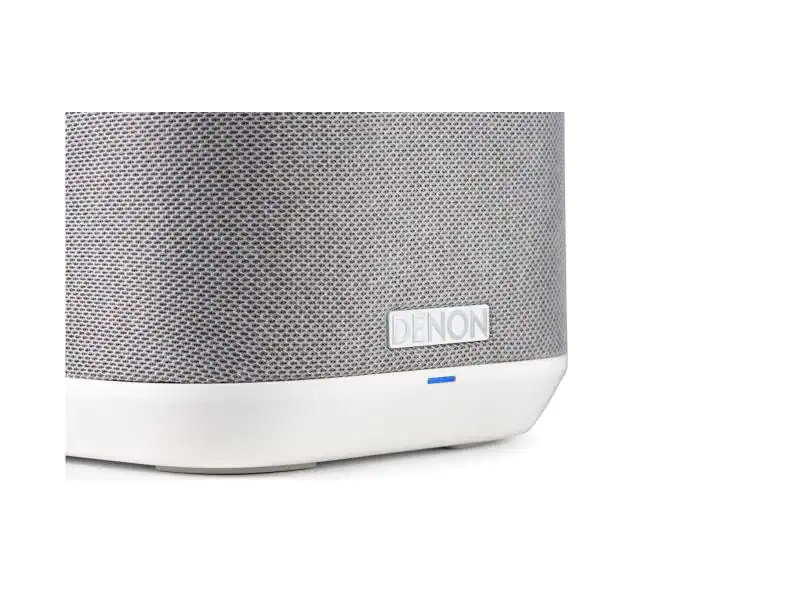 Denon Lautsprecher Home 150, Typ: Lautsprecher, Radio Tuner: Internetradio (TuneIn), Verbindungsmöglichkeiten: 3,5 mm Klinke, AirPlay 2, Bluetooth, USB, WLAN, Ausstattung: Bluetooth, HiRes-Audio, AirPlay 2, Heos, Farbe: Weiss, System-Kompatibilität: Goo