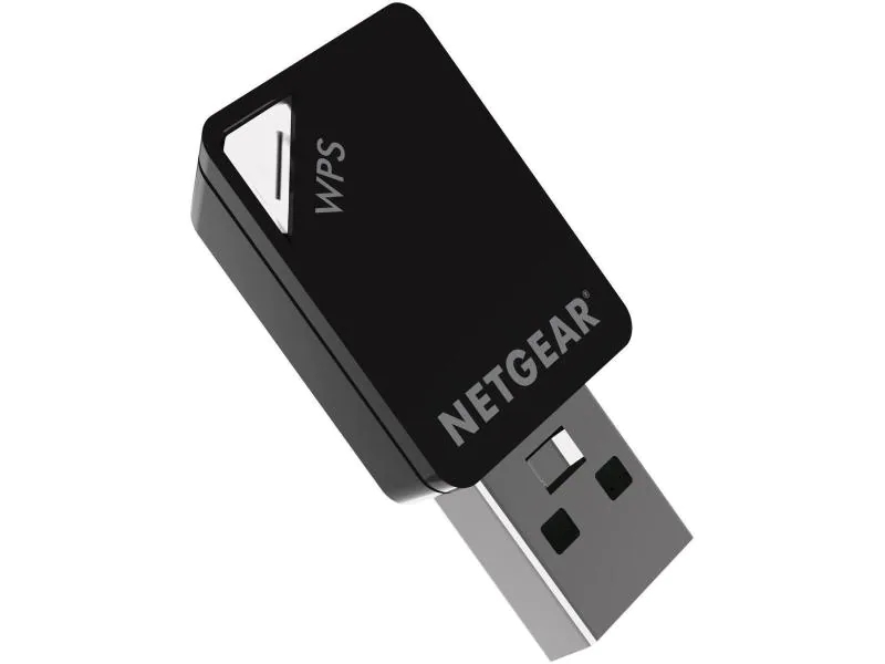 Netgear WLAN-N PCIe Adapter A6100, Antennenanschluss: Kein externer Anschluss, Formfaktor: Extern, Frequenzband: 2.4 GHz, 5 GHz, Höhe Slot-Blech: Extern, Schnittstelle Hardware: USB 2.0, WLAN Geschwindigkeit 2.4GHz: 150 Mbit/s