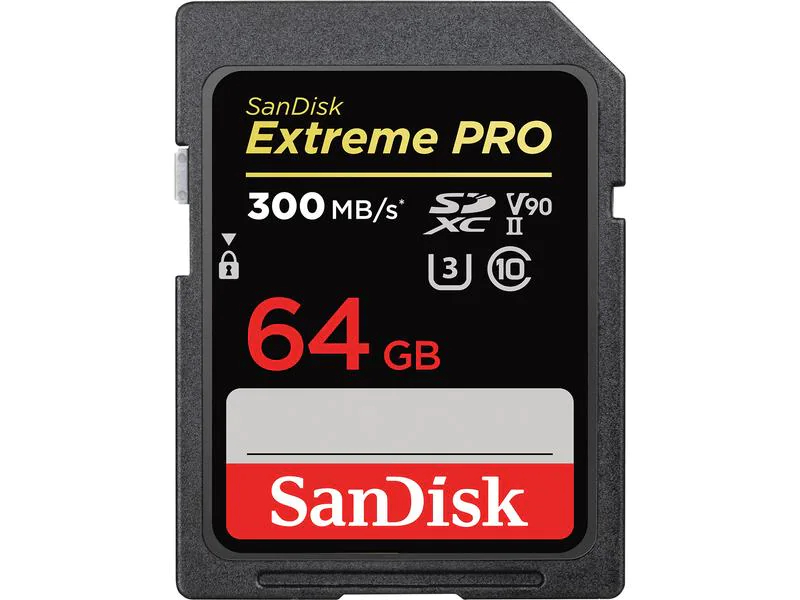 SanDisk Extreme PRO SDHC" UHS-II 64GB