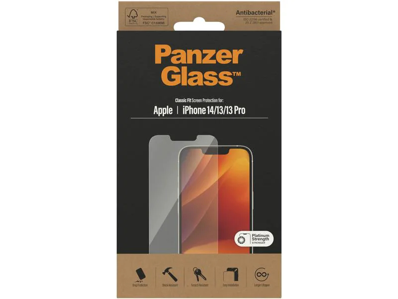 Panzerglass Displayschutz Classic Fit iPhone 14