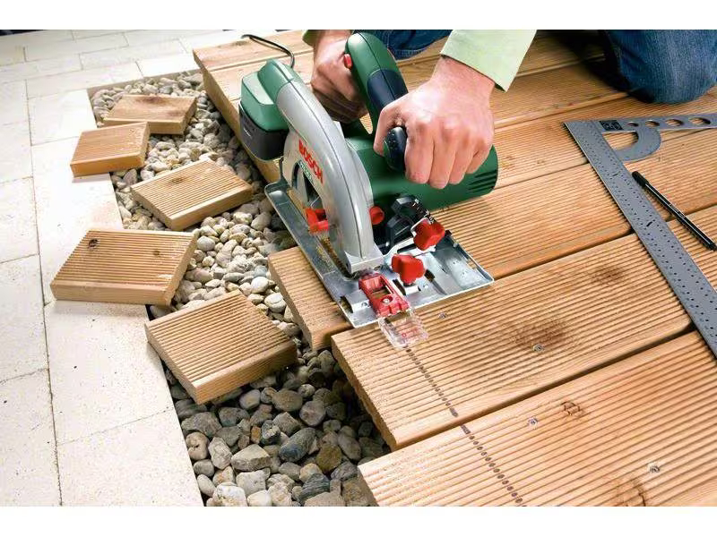 Bosch Handkreissäge PKS 55 A, Ausstattung: Keine, Betriebsart: Netzbetrieb, Für Material: Holz, Produktkategorie: Handkreissäge