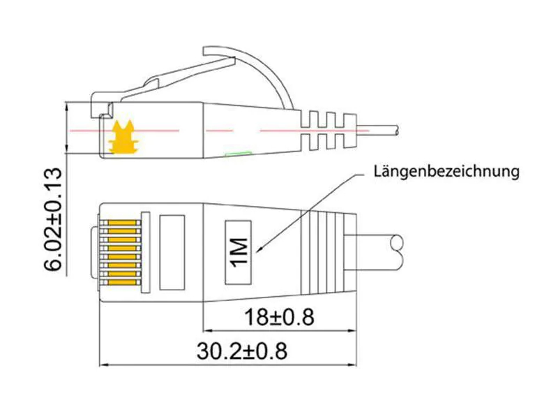 Wirewin Slimpatchkabel Cat 6, UTP, 25 m, Schwarz, Farbe: Schwarz, Form: Flach, Zusatzfunktionen: Mit Klinkenschutz, Längenaufdruck auf Stecker, Länge: 25 m, Anschlüsse LAN: RJ45 - RJ45, Produkttyp: Slimpatchkabel