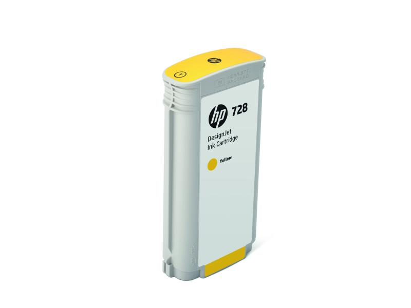 HP Tinte 728 gelb F9J65A DesignJet T730/T830 130ml