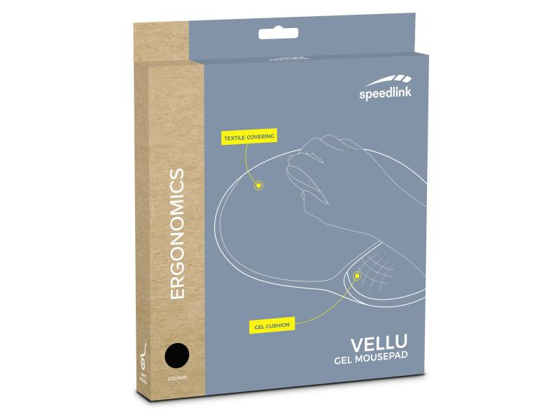 SPEEDLINK VELLU Gel Mousepad SL620802B Ergonomic, black