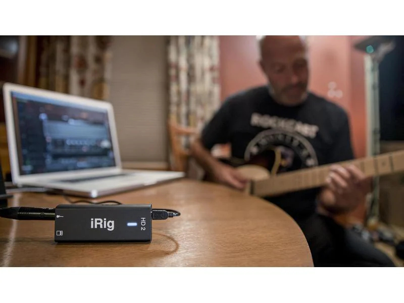 IK Multimedia Audio Interface iRig HD 2, Mic-/Linekanäle: 1, Abtastrate: 96 kHz, Samplingtiefe: 24 bit