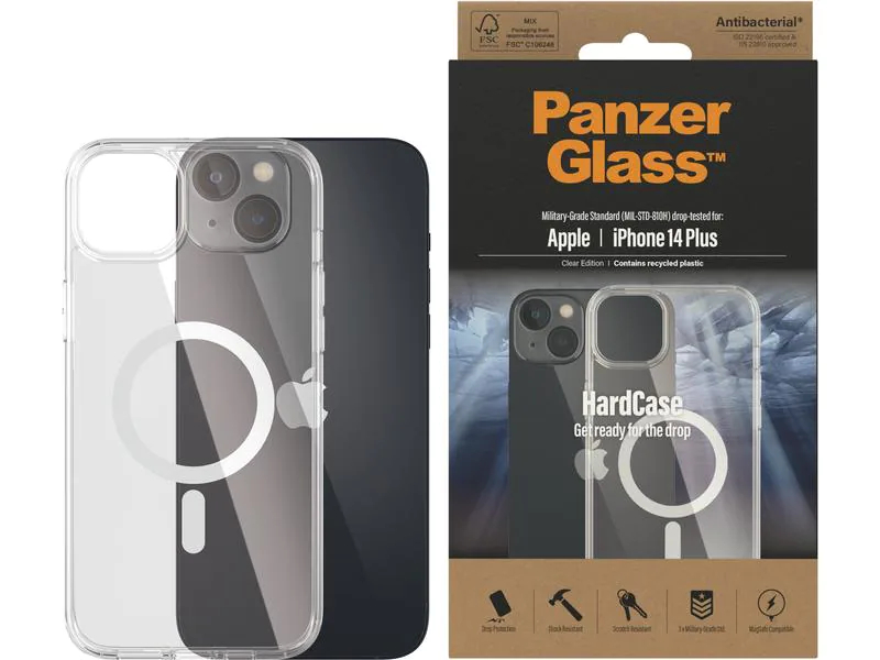 Panzerglass Back Cover Hard Case MagSafe iPhone 14 Plus Transparent