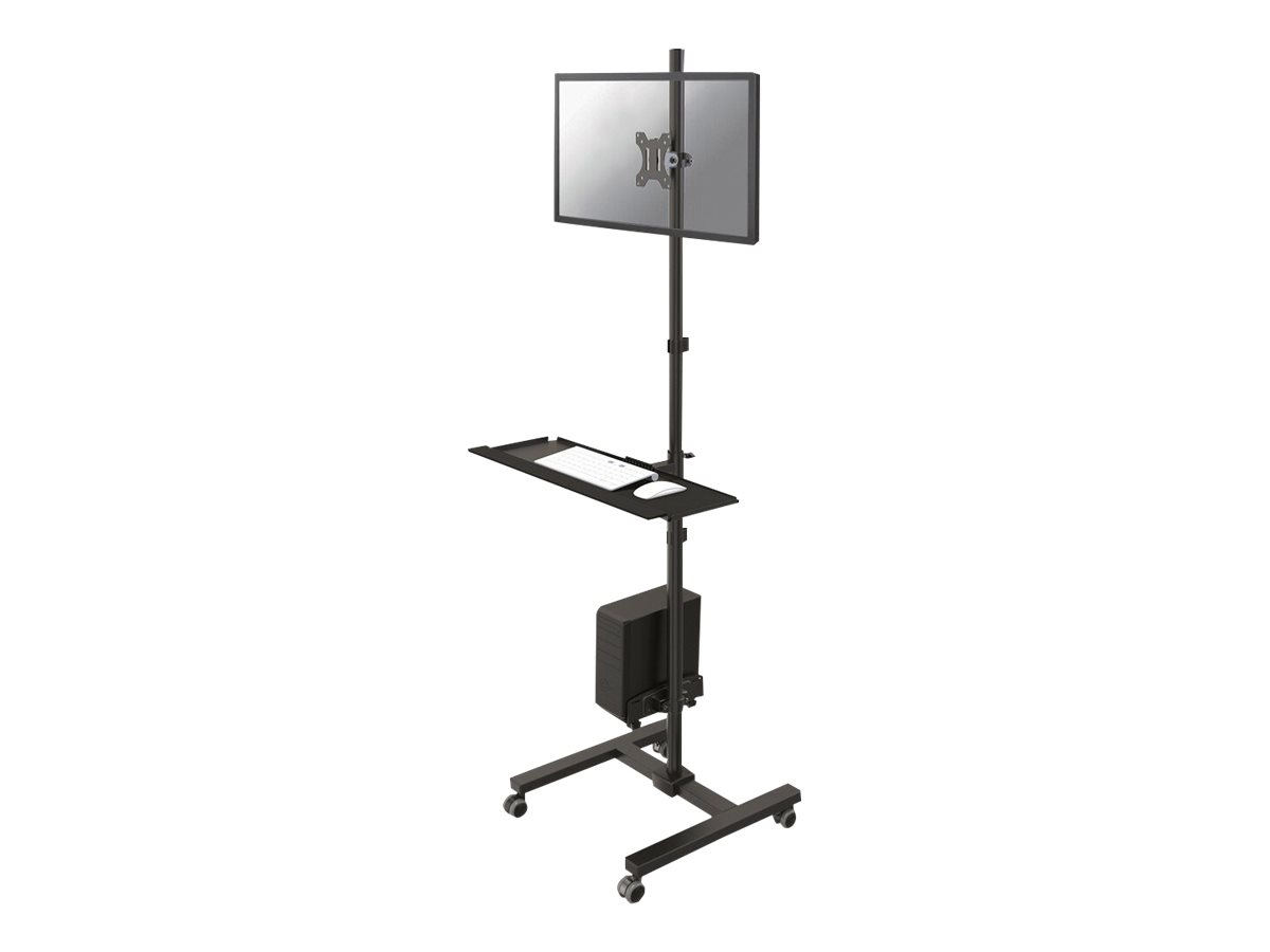 NewStar Mobile Workplace Floor Stand (monitor, keyboard/mouse & PC)