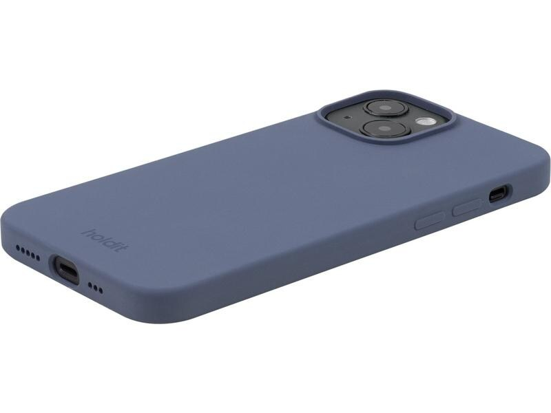 Holdit Back Cover Silicone iPhone 14 Blau