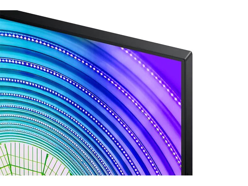 Samsung Monitor LS27A600UUUXEN, Bildschirmdiagonale: 27 ", Auflösung: 2560 x 1440 (WQHD), Anschlüsse: DisplayPort, USB Typ-C, HDMI, Anwendungsbereich: Business, Ergonomie: Schwenkbar, Pivot-Funktion, Höhenverstellbar, Neigbar, Curved: Nein