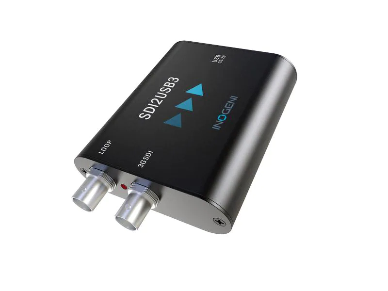 Inogeni Konverter SDI2USB3 SDI ? USB 3.0, Eingänge: SDI, Ausgänge: SDI, USB-B