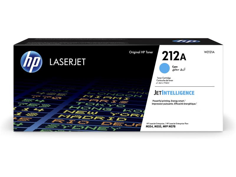 HP Toner-Modul 212A cyan W2121A CLJ Ent.M554/MFP M578 4500 S.