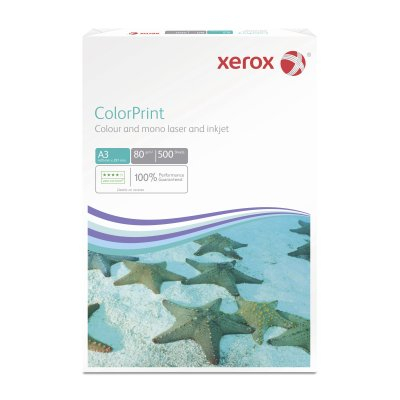 Kopierpapier XEROX COLORPRINT | A3 | 80g Einseitig gestrichenes Farbausdruckpapier, hochweiss, holzfrei