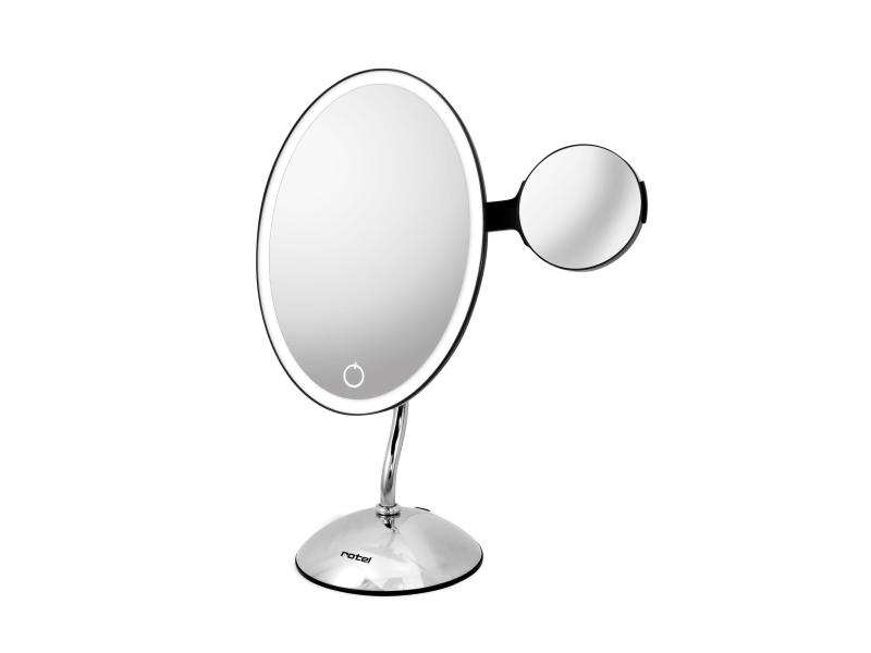 Rotel Kosmetikspiegel U552CH1 Silber, Beleuchtung, Vergrösserung: 5 ×, Farbe: Silber, Form: Oval