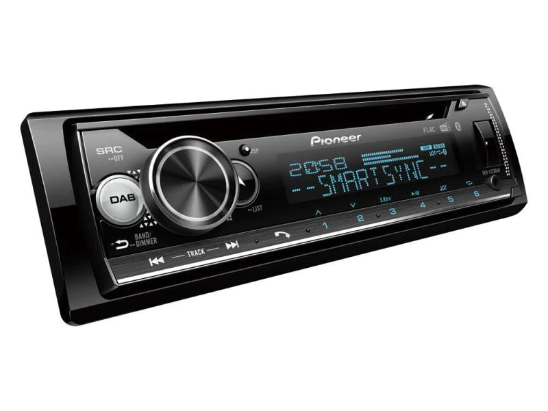 Pioneer Autoradio DEH-S720DAB 1 DIN, Optisches Laufwerk: CD-Brenner, Verbindungsmöglichkeiten: Bluetooth; USB; 3,5 mm Klinke, Radio Tuner: DAB+, Frontanschlüsse: 1x USB 2.0; 3.5 mm Klinke, Bluetooth, Autoradio Einbaugrösse: 1 DIN, Smartphone Integratio