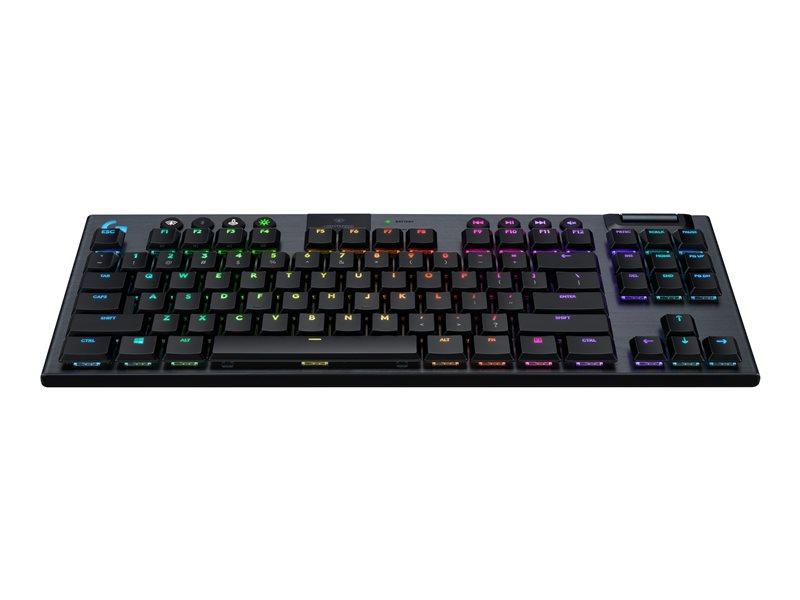 G915 TKL Tenkeyless LIGHTSPEED Wireless RGB Mechanical Gaming Keyboard - GL Linear - CARBON - FRA