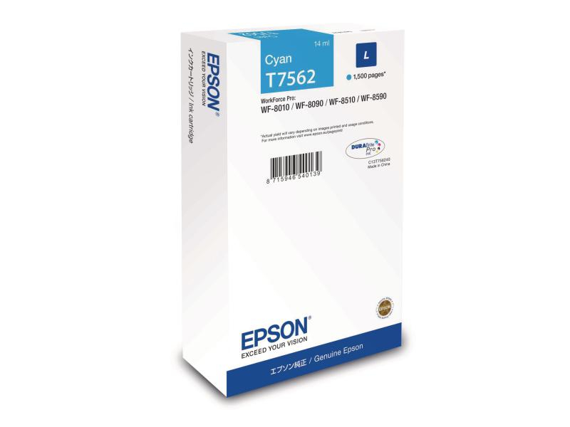 Epson T7562 | 1500 Seiten Epson Tintenpatrone, cyan