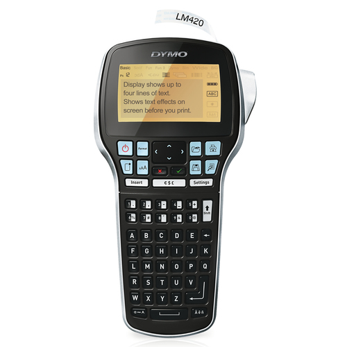 DYMO LabelManager 420P, portabel, grafisches Display, einfache Tastatur, im Koffer