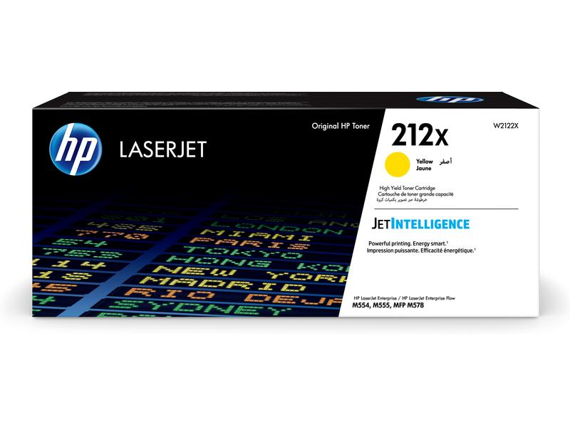 HP Toner-Modul 212X yellow W2122X CLJ Ent.M554/M555 10'000 S.