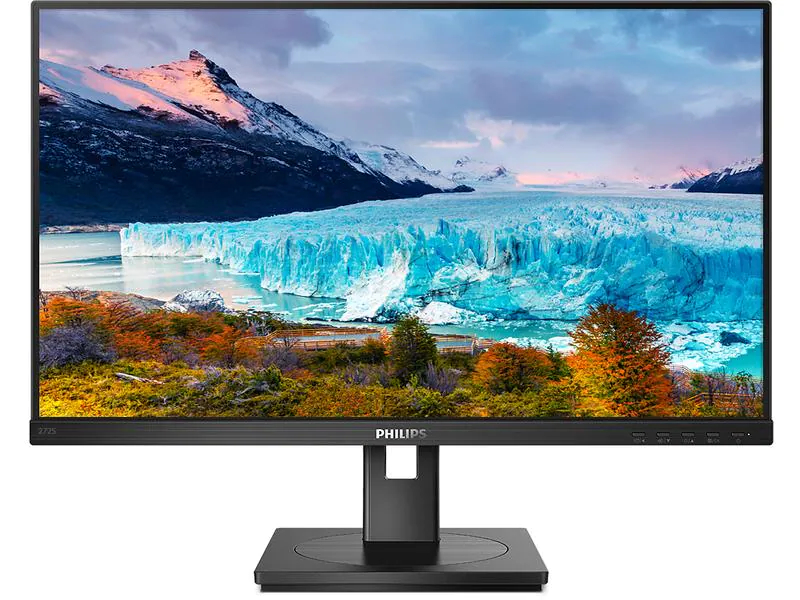 Philips 272S1AE/00, 27 Zoll LED, 1920 x 1080 Pixel Full HD, 16:9, DVI VGA HDMI, Schwarz