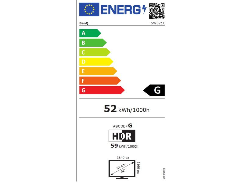 BenQ SW321C, 32 Zoll LED, 3840 x 2160 Pixel, 16:9, HDMI USB, Schwarz