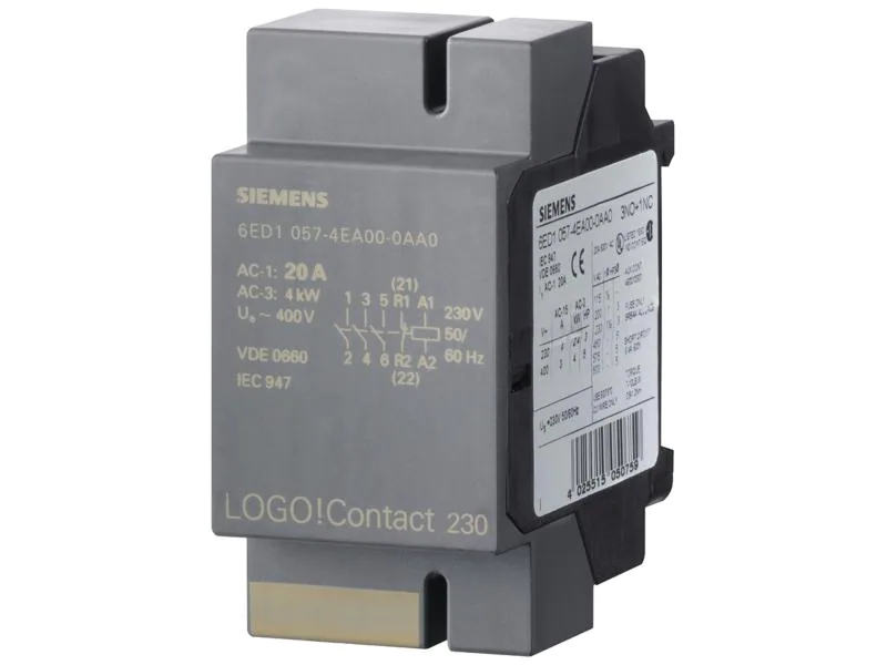 Siemens LOGO! Contact 230 Schaltmodul, Serie: Logo! 8, Versorgungsspannung: 230 V, Produkttyp: Schaltmodul