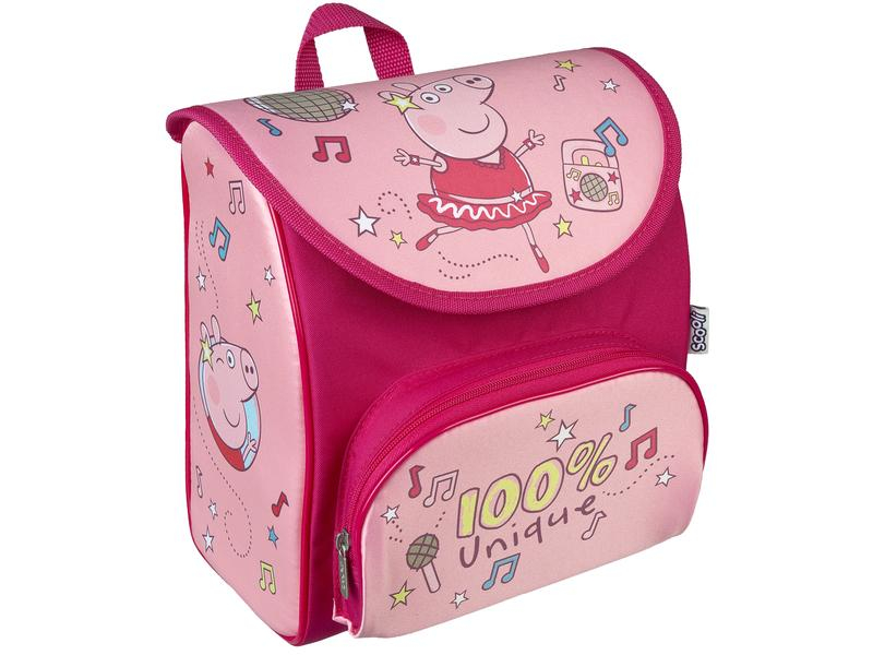 Scooli Kindergartenrucksack Cutie Peppa Pig 6.5 l, Produkttyp: Kindergartenrucksack, Volumen: 6.5 l, Anwender: Kinder, Detailfarbe: Pink, Hellrosa, Wasserfest: Ja