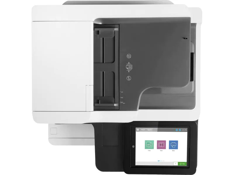 Hewlett-Packard HP MFP M635fht, Schwarzweiss Laser Drucker, A4, 61 Seiten pro Minute, Drucken, Scannen, Kopieren, Fax, Duplex