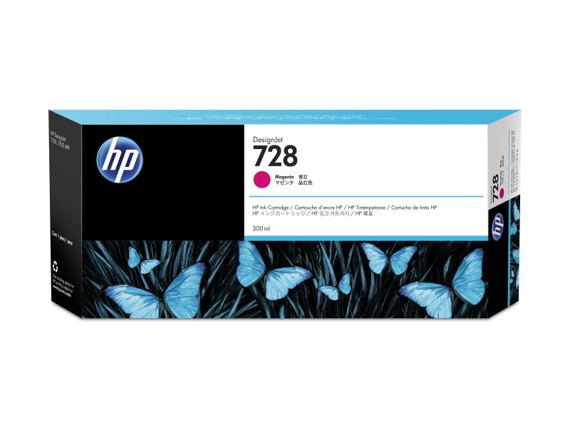 HP Tintenpatrone 728 magenta F9K16A DesignJet T730/T830 300ml