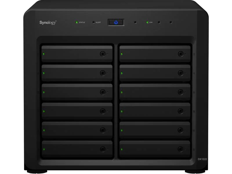 Synology NAS-Erweiterungsgehäuse DX1222, Anzahl Laufwerkschächte: 12