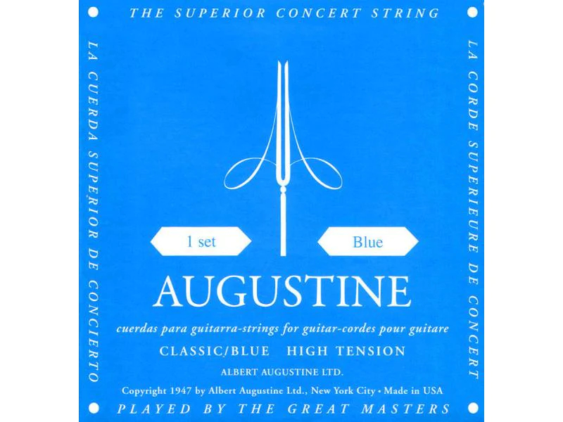 Augustine Gitarrensaiten Classic Blue Hard, Zu Instrument: Konzertgitarre, Packungsgrösse: Satz
