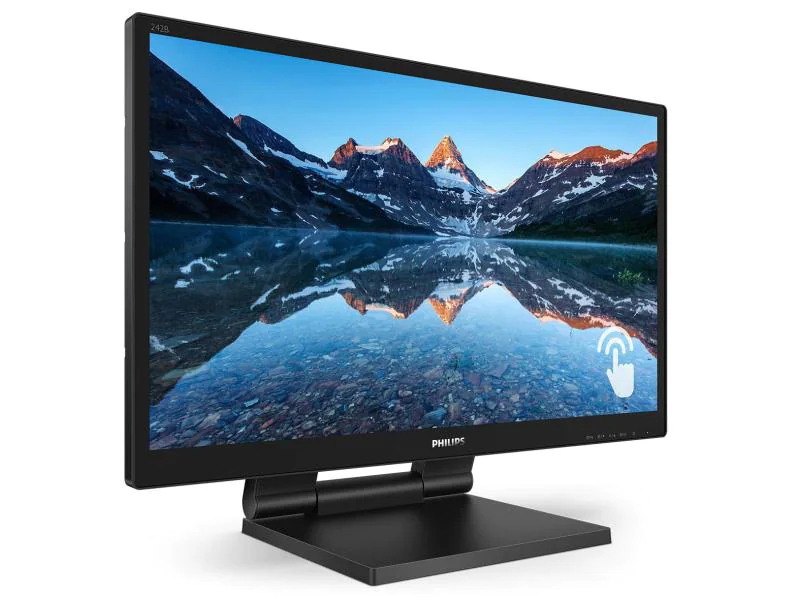 Philips B Line 242B9T, 23.8 Zoll LED, 1920 x 1080 Pixel Full HD, 16:9, DVI VGA HDMI USB, Schwarz