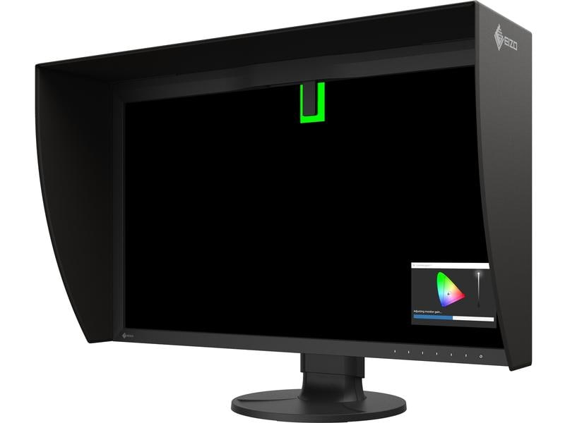 EIZO Monitor CG2700S Swiss Edition, Bildschirmdiagonale: 27 ", Auflösung: 2560 x 1440 (WQHD), Anschlüsse: DisplayPort, USB Typ-C, HDMI, Anwendungsbereich: Grafik, Ergonomie: Schwenkbar, Pivot-Funktion, Höhenverstellbar, Neigbar, Curved: Nein