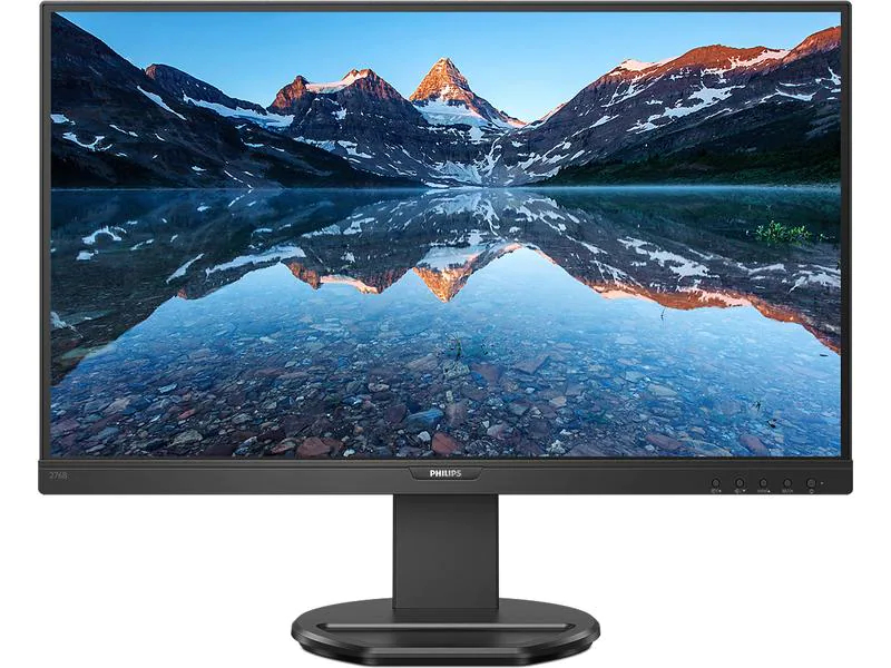 27" IPS Monitor, 2560x1440, 75Hz, Displayport, HDMI, USB-C, 4x USB 3.2, Speaker, Pivot, 4ms, 150mm höhenverstellbar