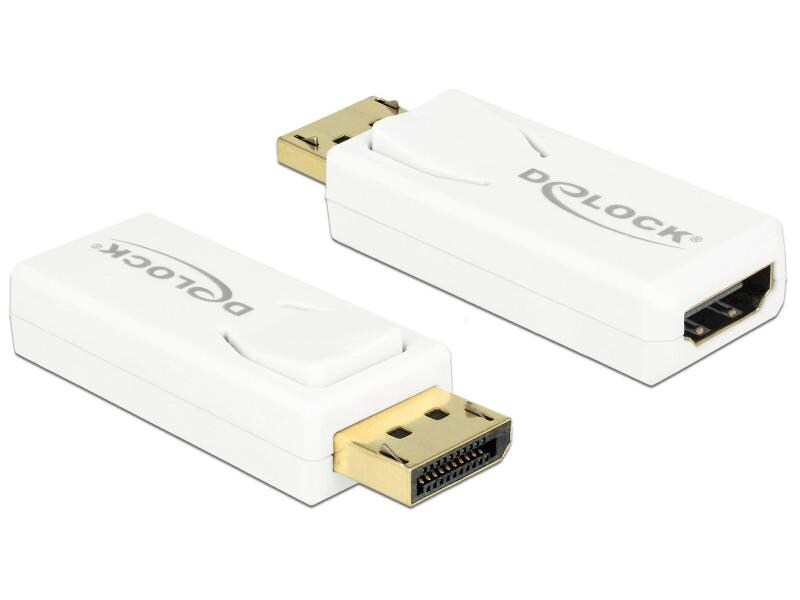 DeLock Adapter DP 1.2 m - HDMI f, 4K aktiv, Typ: Adapter, Videoanschluss Seite A: DisplayPort, Videoanschluss Seite B: HDMI