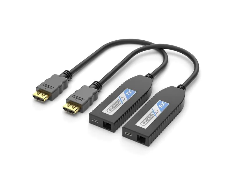 FiberX HDMI Extender FX-P350, Übertragungsart: Glasfaser, Anschluss Seite A: HDMI, Anschluss Seite B: HDMI