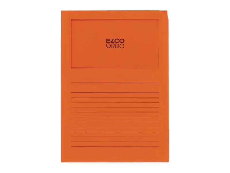 ELCO Organisationsmappen Ordo A4 73695.82 orange, Fenster 10 Stück