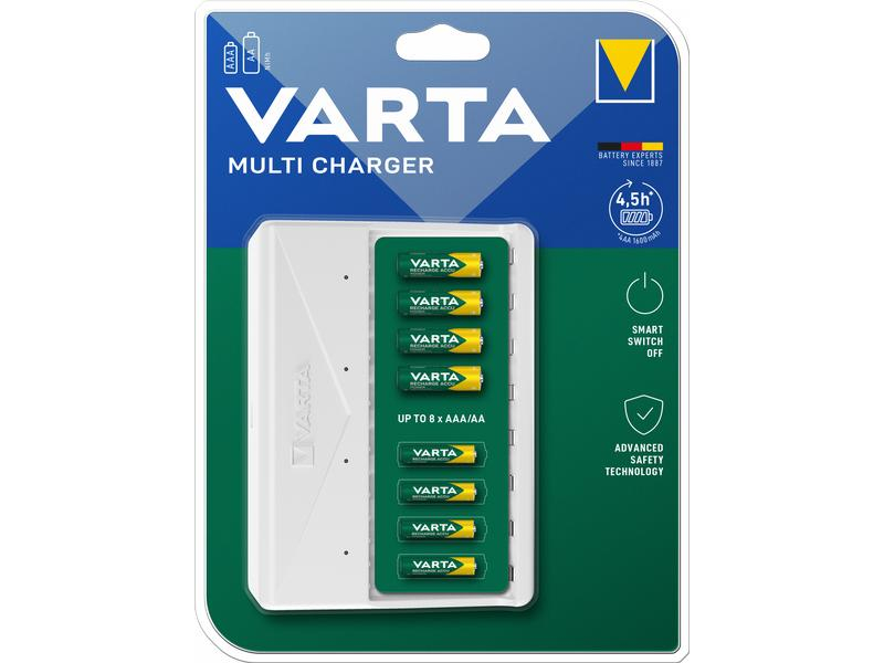 VARTA Ladegerät Multi Charger, weiß, unbestückt