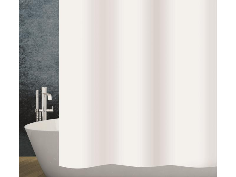 Diaqua Duschvorhang Basic 180 x 200cm, Weiss, Grösse: 180 x 200 cm, Material: Polyester, Farbe: Weiss, Produkttyp: Duschvorhang