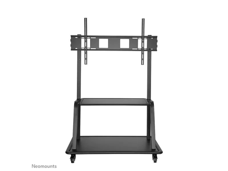 Neomounts by NewStar TV-Trolley NS-M4000BLACK Schwarz, Eigenschaften: Höhenverstellbar, Kabelführung, Höhenverstellbar: Ja, Detailfarbe: Schwarz, VESA Norm: 800x800 mm, 500x400 mm, 800x600 mm, 400x200 mm, 600x200 mm, 400x300 mm, 200x500 mm, 800x500 mm,