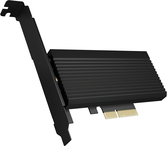 ICY BOX PCIe Karte mit KK, M.2 NVMe IB-PCI208-HS SSD zu PCIe 4.0 x4