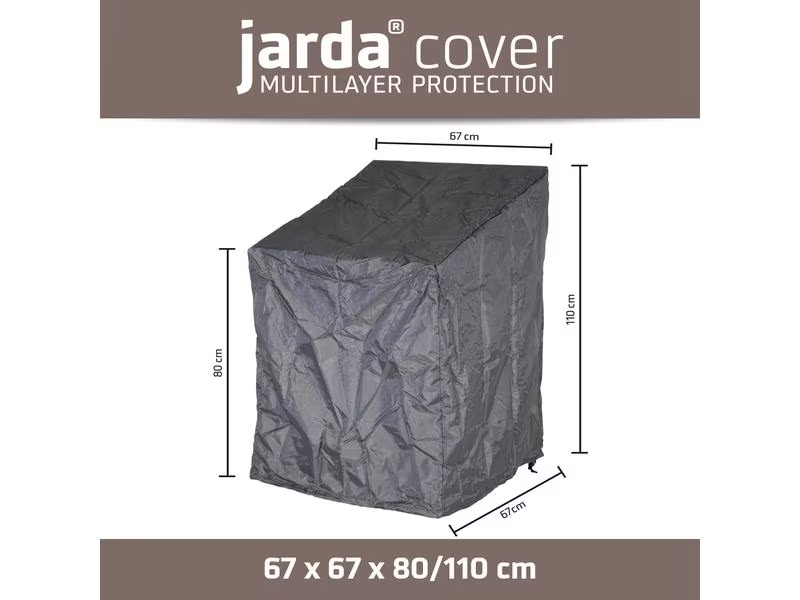 Jarda Cover Schutzhülle 67 x 67 x H 80/110 cm, Stapelstuhl