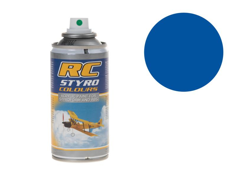 Ghiant Kunststoffspray RC STYRO French Blau 210 150 ml, Art: Styroporspray, Farbe: Dunkelblau, Effekte: Glanz