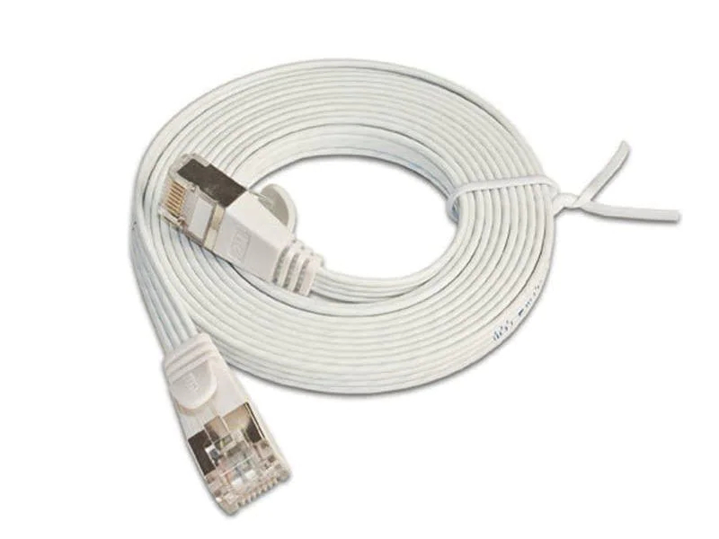 Wirewin Slimpatchkabel Cat 6, STP, 0.25 m, Weiss, Farbe: Weiss, Form: Flach, Zusatzfunktionen: Mit Klinkenschutz, Längenaufdruck auf Stecker, Länge: 0.25 m, Anschlüsse LAN: RJ45 - RJ45, Produkttyp: Slimpatchkabel