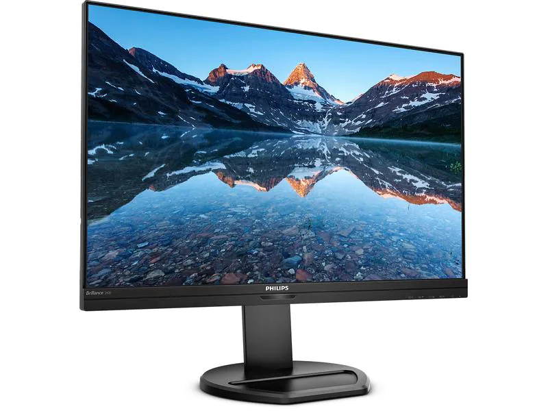 Philips Monitor 240B9/00, Bildschirmdiagonale: 24.1 ", Auflösung: 1920 x 1200 (WUXGA), Paneltyp: IPS, Bildschirmoberfläche: Entspiegelt, Farbraum: sRGB, NTSC, USB-Hub: Ja