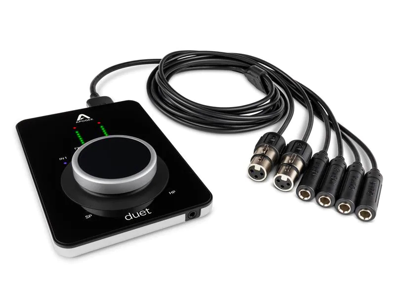 Apogee Audio Interface Duet 3, Mic-/Linekanäle: 2, Abtastrate: 192 kHz, Samplingtiefe: 24 bit