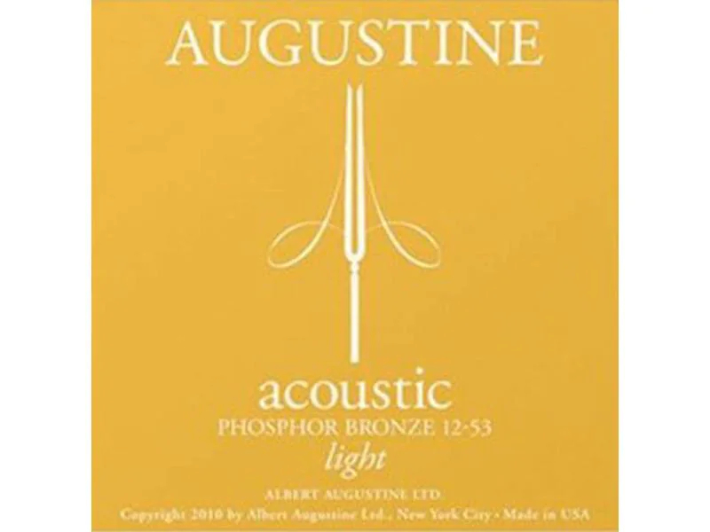 Augustine Gitarrensaiten Light Phosphor 12-53 Bronze, Zu Instrument: Westerngitarre, Packungsgrösse: Satz