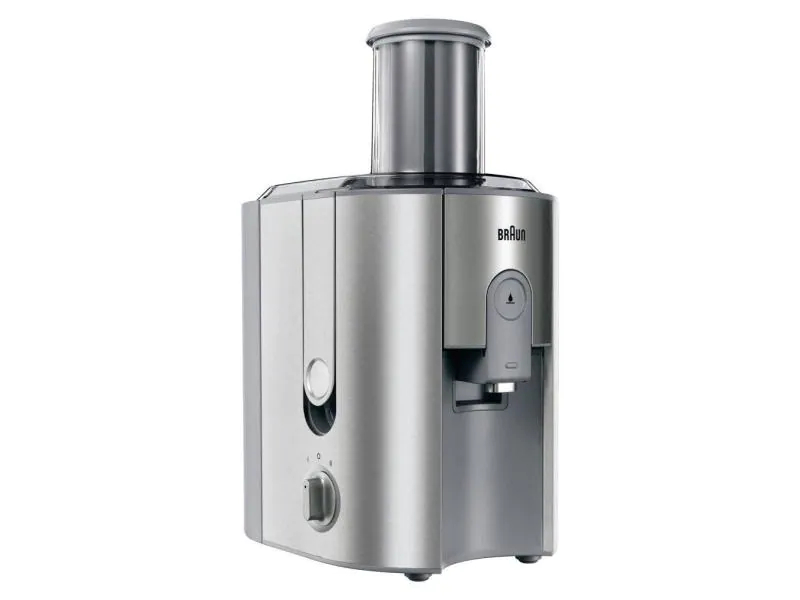 Braun Entsafter Multiquick J700 Silber, Betriebsart: Netzbetrieb, Ausstattung: Auffangbehälter; Einfülltrichter, Farbe: Silber, Gerätetyp: Entsafter