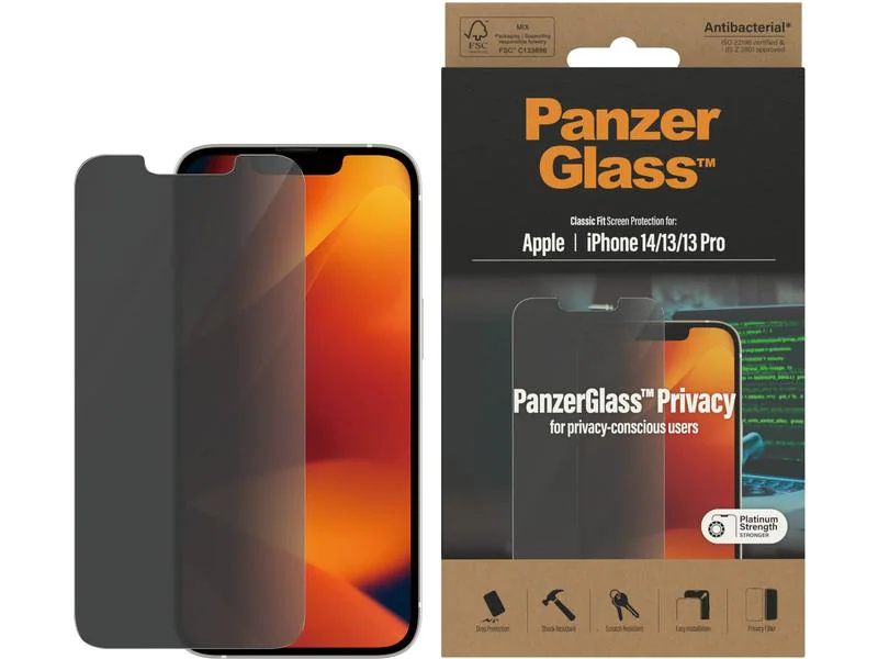 Panzerglass Displayschutz Classic Fit Privacy iPhone 14