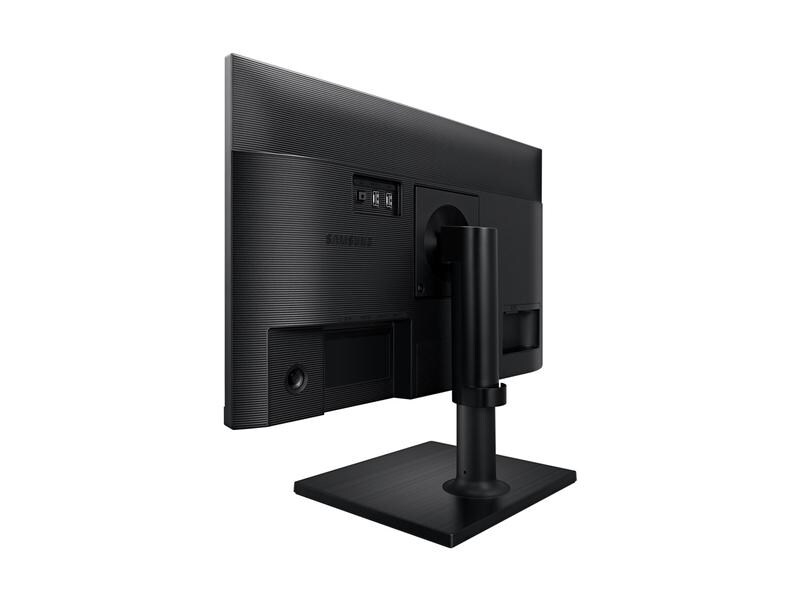 Samsung Monitor LF27T450FQRXEN, Bildschirmdiagonale: 27 ", Auflösung: 1920 x 1080 (Full HD), Anschlüsse: DisplayPort, HDMI, Anwendungsbereich: Business, Ergonomie: Schwenkbar, Pivot-Funktion, Höhenverstellbar, Neigbar, Curved: Nein